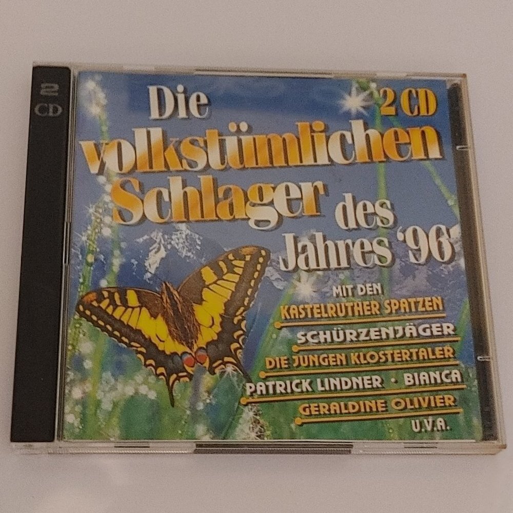 Die Volkstumlichen Schlager Des Jahres '96 Greatest German Hits of 1996 2 CD Set